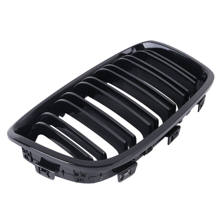 Kühlergrill BMW 1er F20 F21 2011-2014 Doppelsteg Niere glänzend schwarz - Bild 6