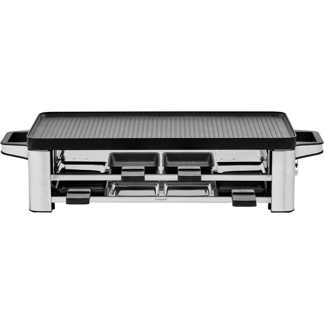 Raclette-Grill 8 Personen Edelstahl 1500W wendbare Grillplatte - Bild 6