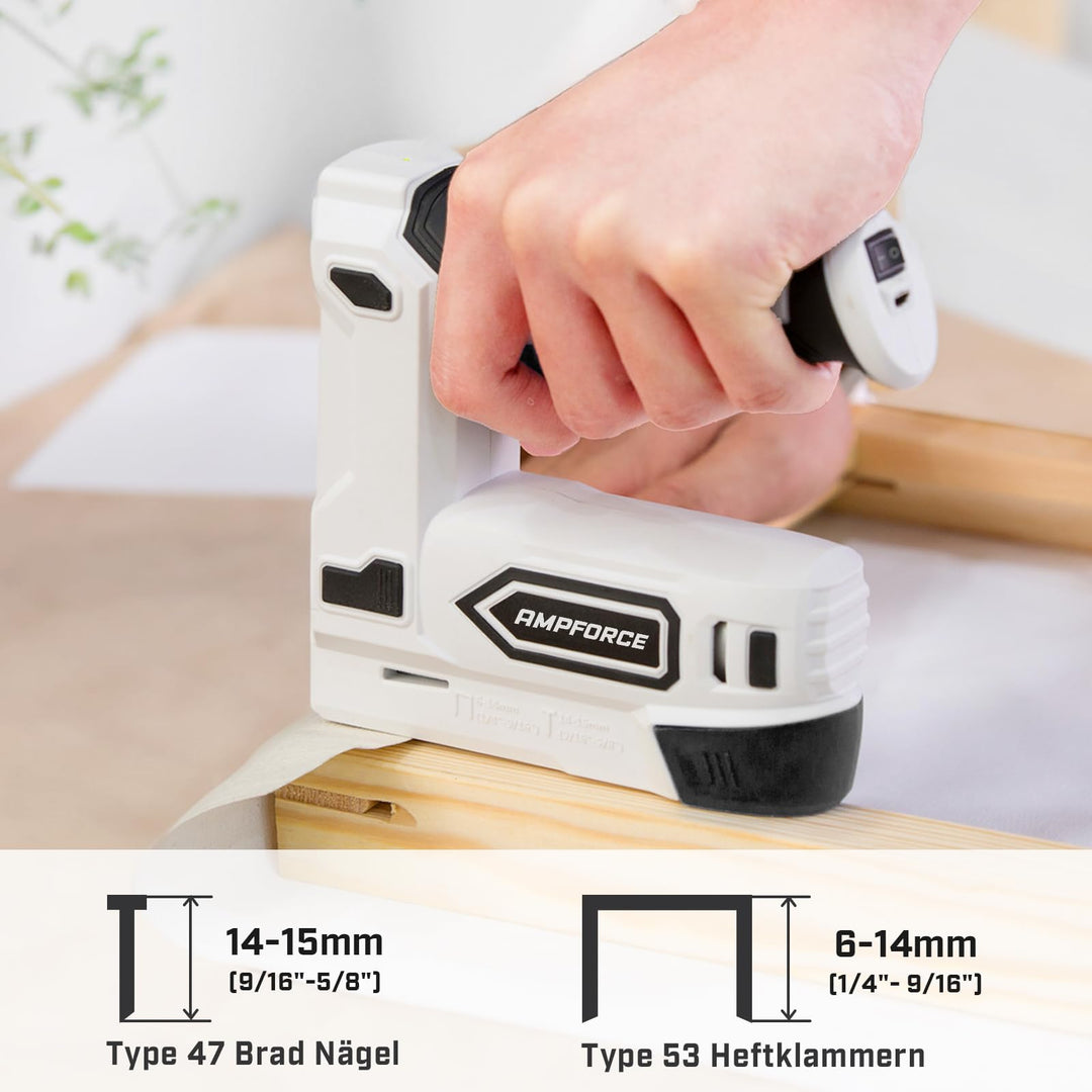 Akku-Tacker 2-in-1 mit USB-C für Polstern und DIY 4V - Bild 3