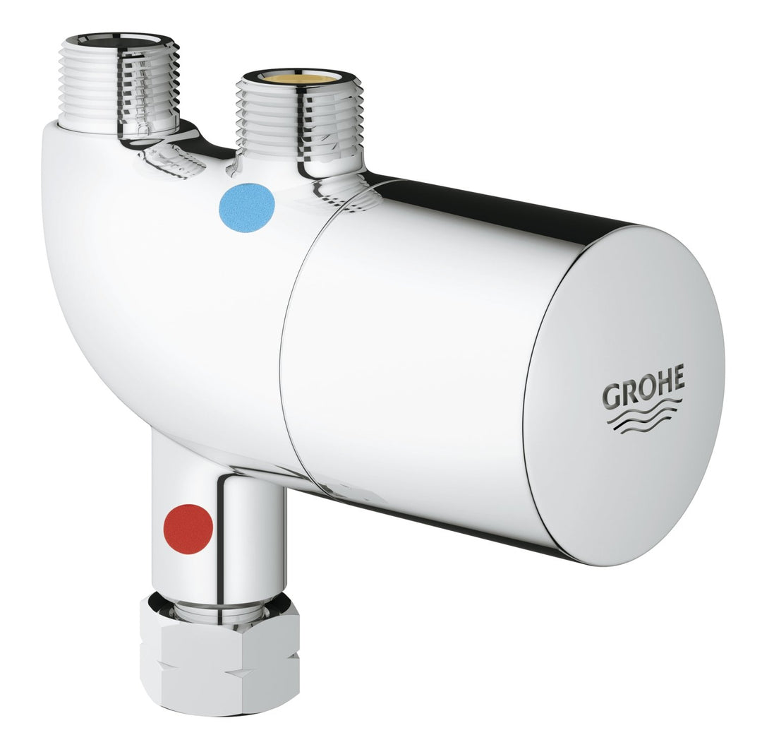 Unterputz-Thermostat Waschtisch kompakt Chrom mit Verbrühschutz