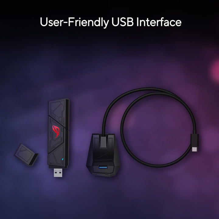 WiFi 7 USB-Adapter Tri-Band BE6500 bis 6500 Mbps mit USB-A und USB-C - Bild 4