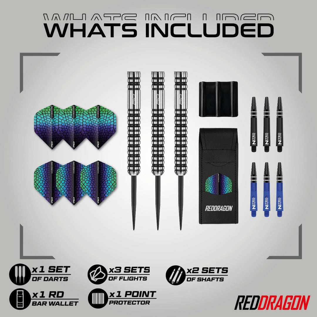 Steel Darts 95% Wolfram mit Flights und Schäften, 20g/22g/24g - Bild 2