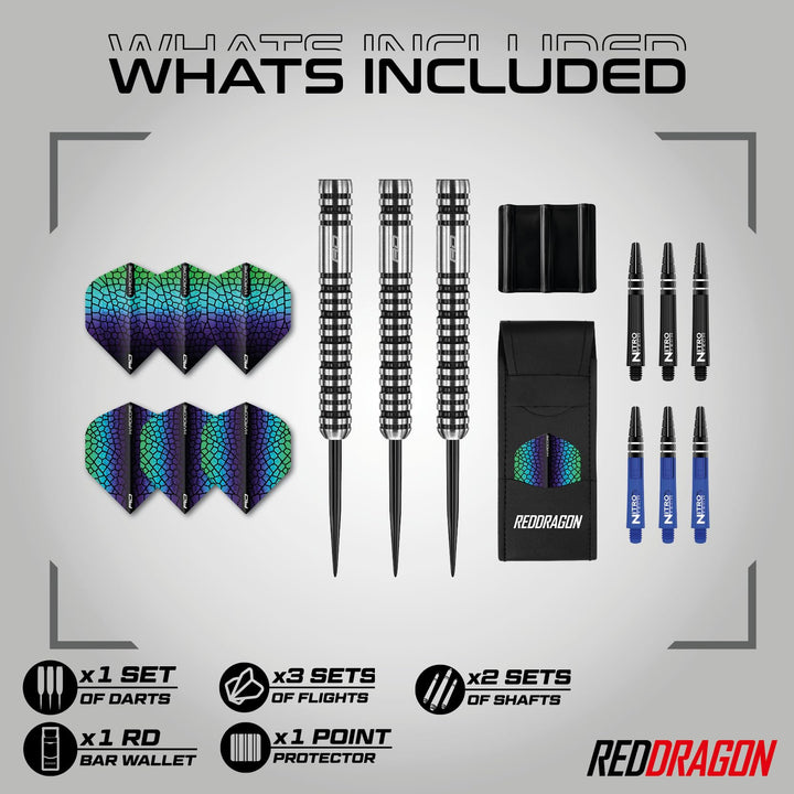 Steel Darts 95% Wolfram mit Flights und Schäften, 20g/22g/24g - Bild 2