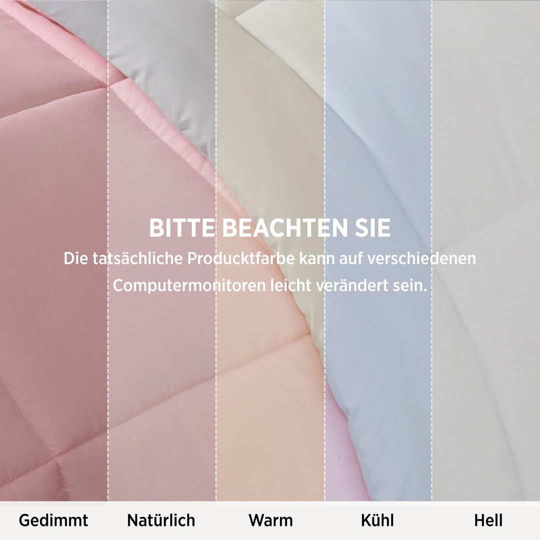 Bettdecke mit integriertem Bezug 135x200 Mikrofaser Allsaison - Bild 10