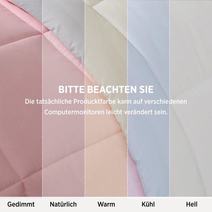 Bettdecke mit integriertem Bezug 135x200 Mikrofaser Allsaison - Bild 10