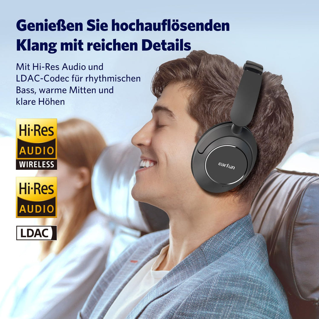 Over-Ear Kopfhörer Bluetooth ANC 45dB LDAC 80h Akku - Bild 3