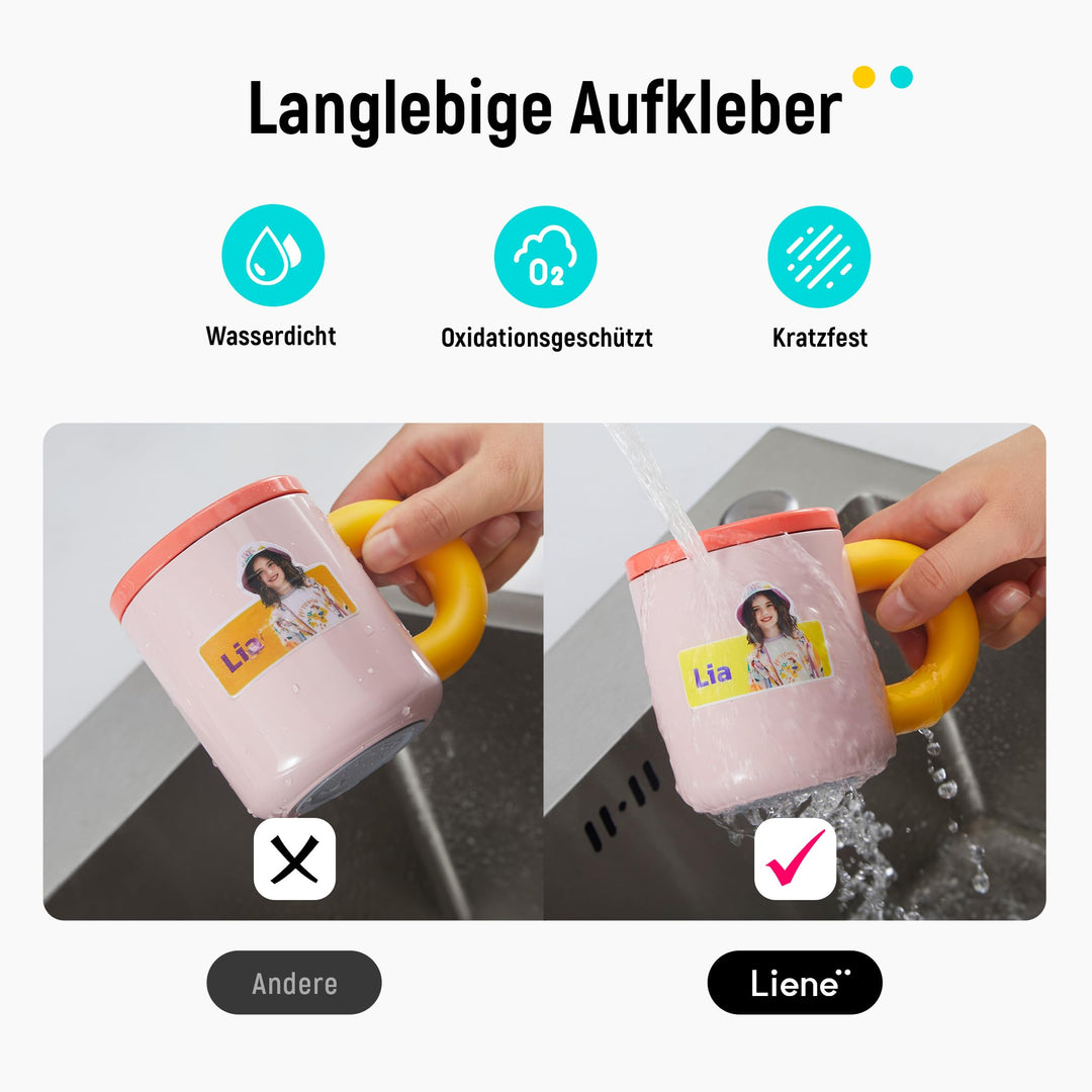 Stickerpapier-Set für PixCut S1 72 Blatt 10x18 cm wasserfest - Bild 5
