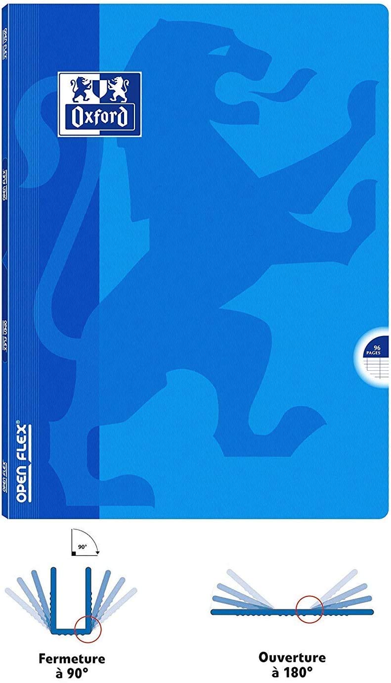 Schulheft A4 96 Seiten flexibler Einband 10er-Pack sortierte Farben - Bild 4
