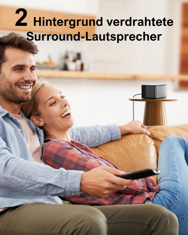 Soundbar 7.1 Surround mit Dolby Atmos, kabellosem Subwoofer und HDMI eARC - Bild 5