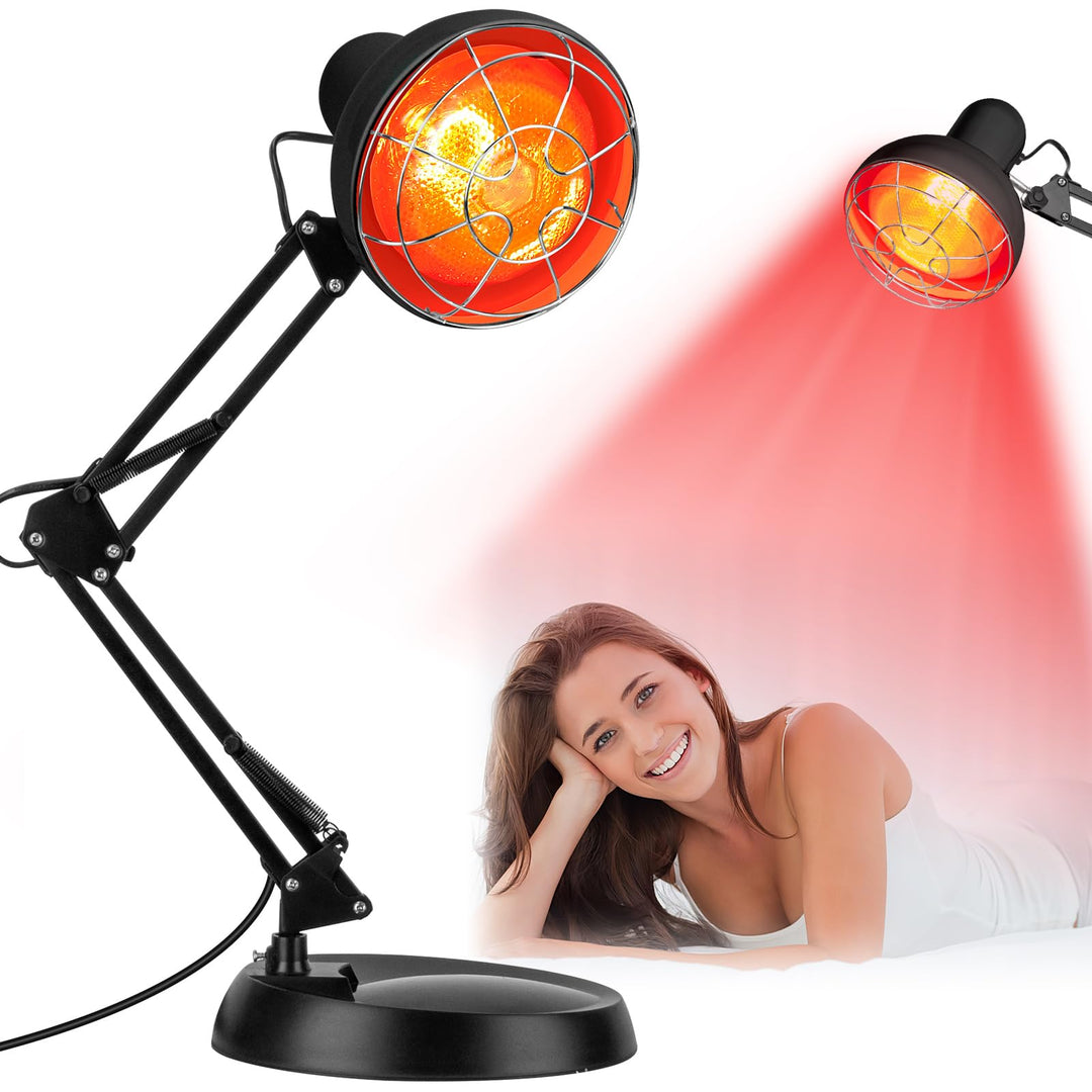 Infrarotlampe 150W mit Ständer, Timer und 10 Temperaturstufen