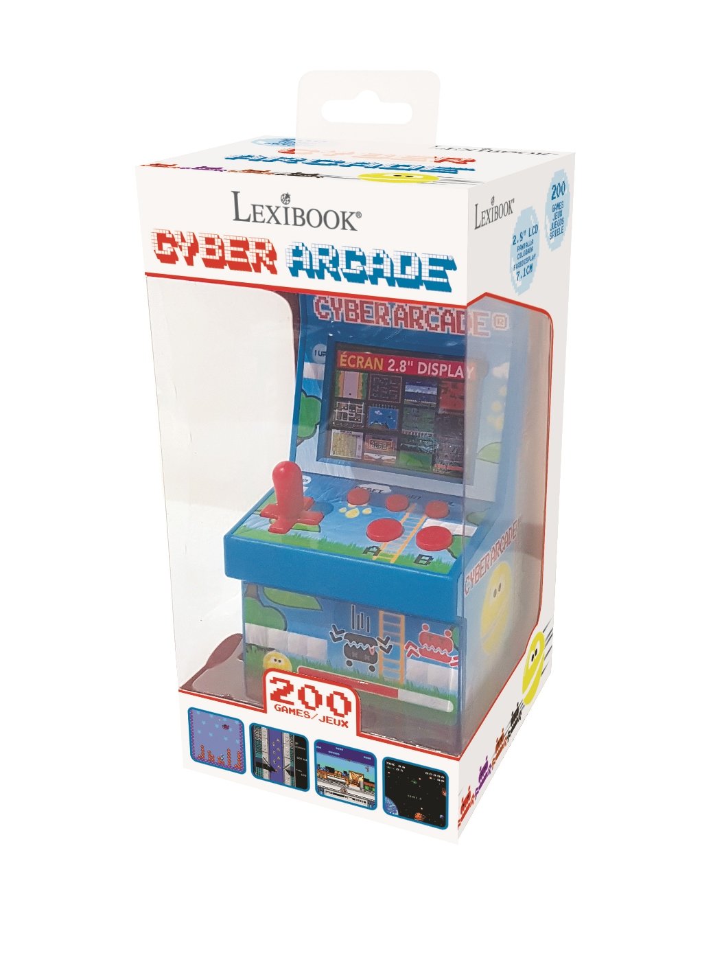 Retro Spielkonsole mit 200 Spielen und 2,8" LCD-Farbbildschirm - Bild 2