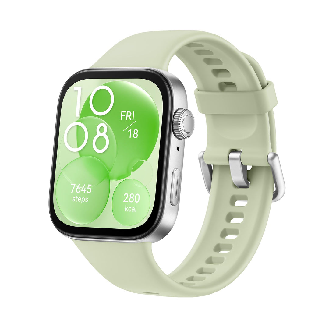 Smartwatch AMOLED 1,82 Zoll GPS 10 Tage Akku grün ultraflach