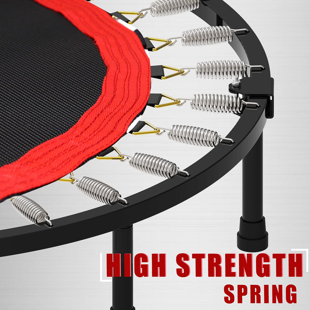 Fitness Trampolin faltbar mit Griff 101.6 cm für Heimtraining