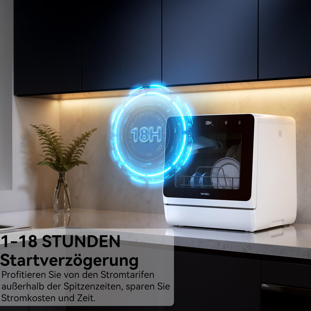 Tischgeschirrspüler 5 Gedecke 7+3 Programme mit Heisslufttrocknung - Bild 5