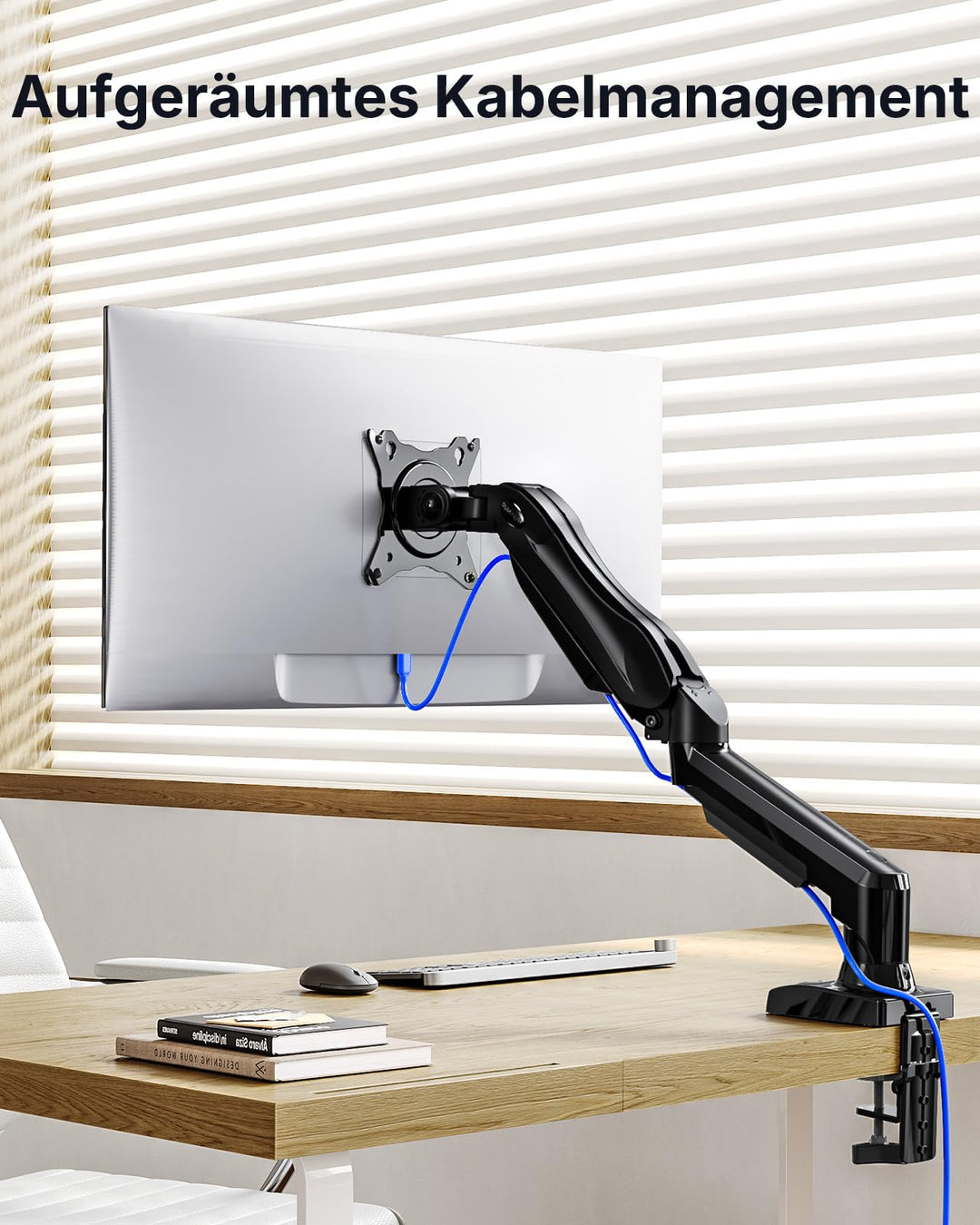 Monitorarm 13–32 Zoll VESA 75/100 mm höhenverstellbar bis 9 kg - Bild 6