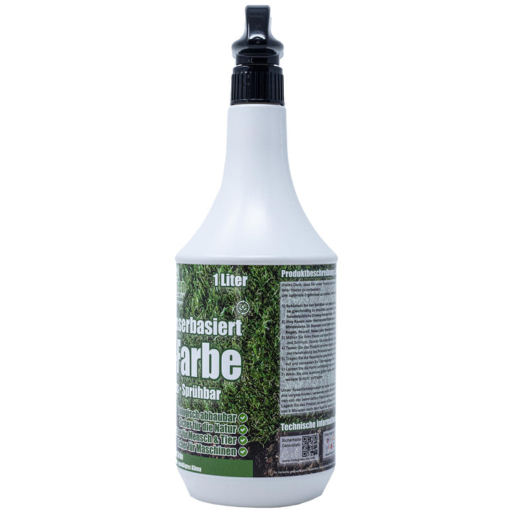 Rasenfarbe gebrauchsfertig 1 L Sprühflasche biologisch abbaubar - Bild 3