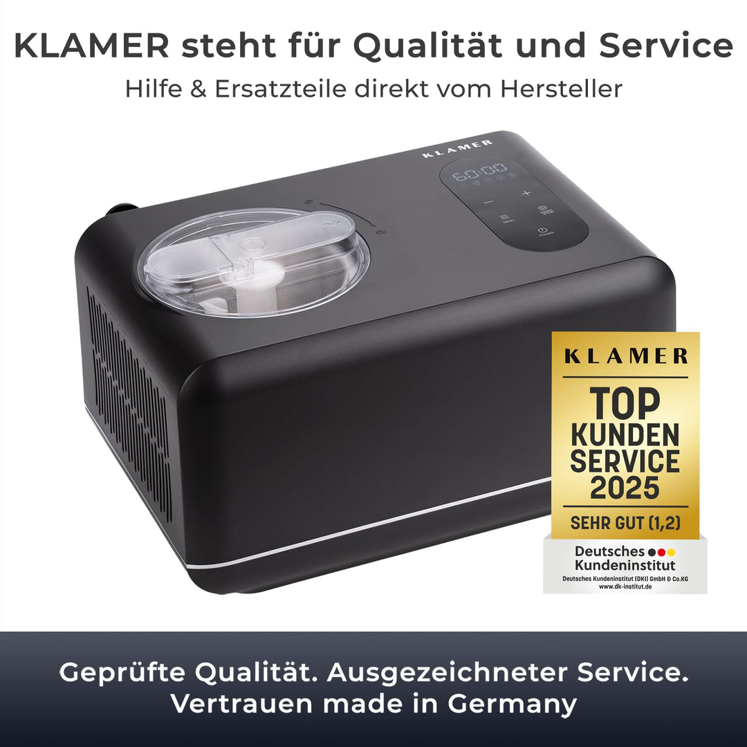 Eismaschine 3-in-1 Slush Frozen Yogurt Sorbet 1,5 L 150 W Schwarz - Bild 2