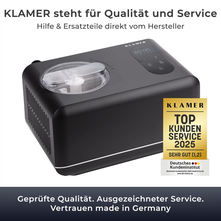 Eismaschine 3-in-1 Slush Frozen Yogurt Sorbet 1,5 L 150 W Schwarz - Bild 2