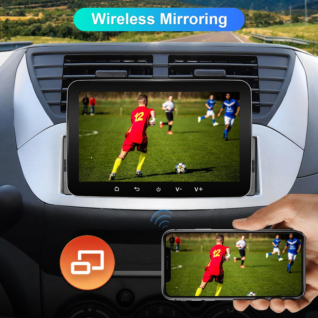 Autoradio 1-DIN Android 7 Zoll Wireless CarPlay &amp; Android Auto 2G+32G - Bild 5