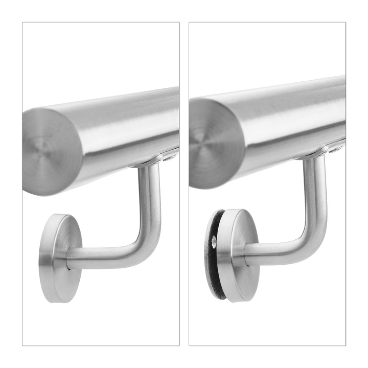 Wandhandlauf Edelstahl rund Ø 38 mm für Treppen innen &amp; aussen - Bild 5