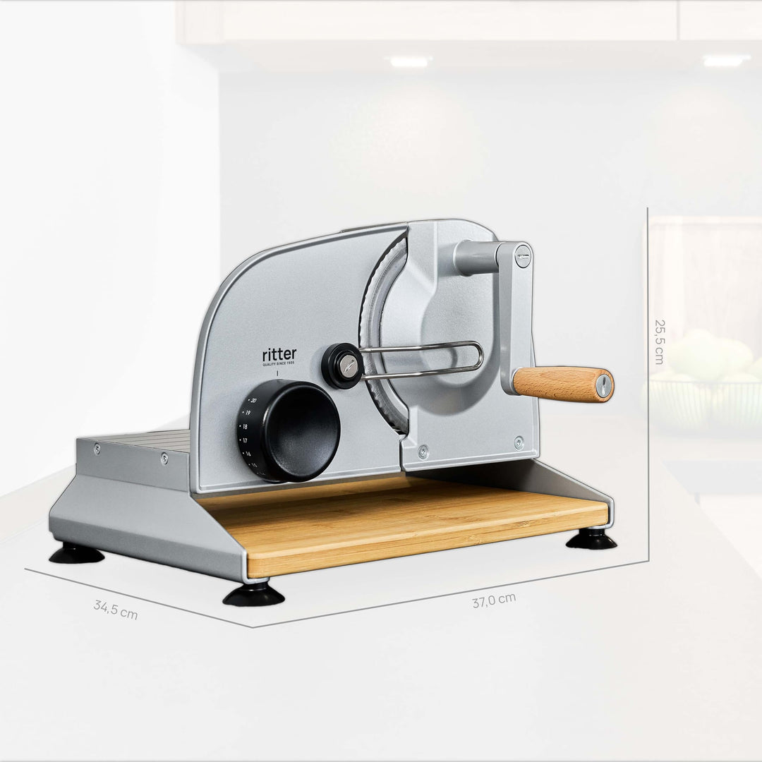 Manueller Allesschneider mit Wellenschliffmesser, stufenlos 0–20 mm - Bild 6