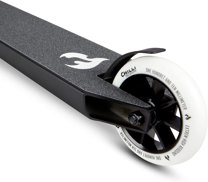 Stunt Scooter Einsteiger Aluminium 110mm Wheels Schwarz-Weiss - Bild 3