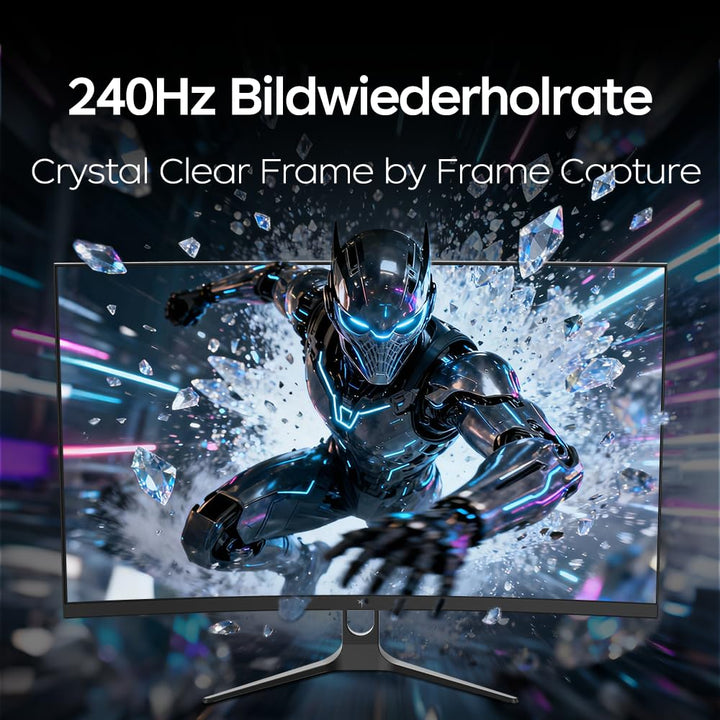 Curved Gaming Monitor 32 Zoll 240Hz VA-Panel FHD 1ms für E-Sport - Bild 5