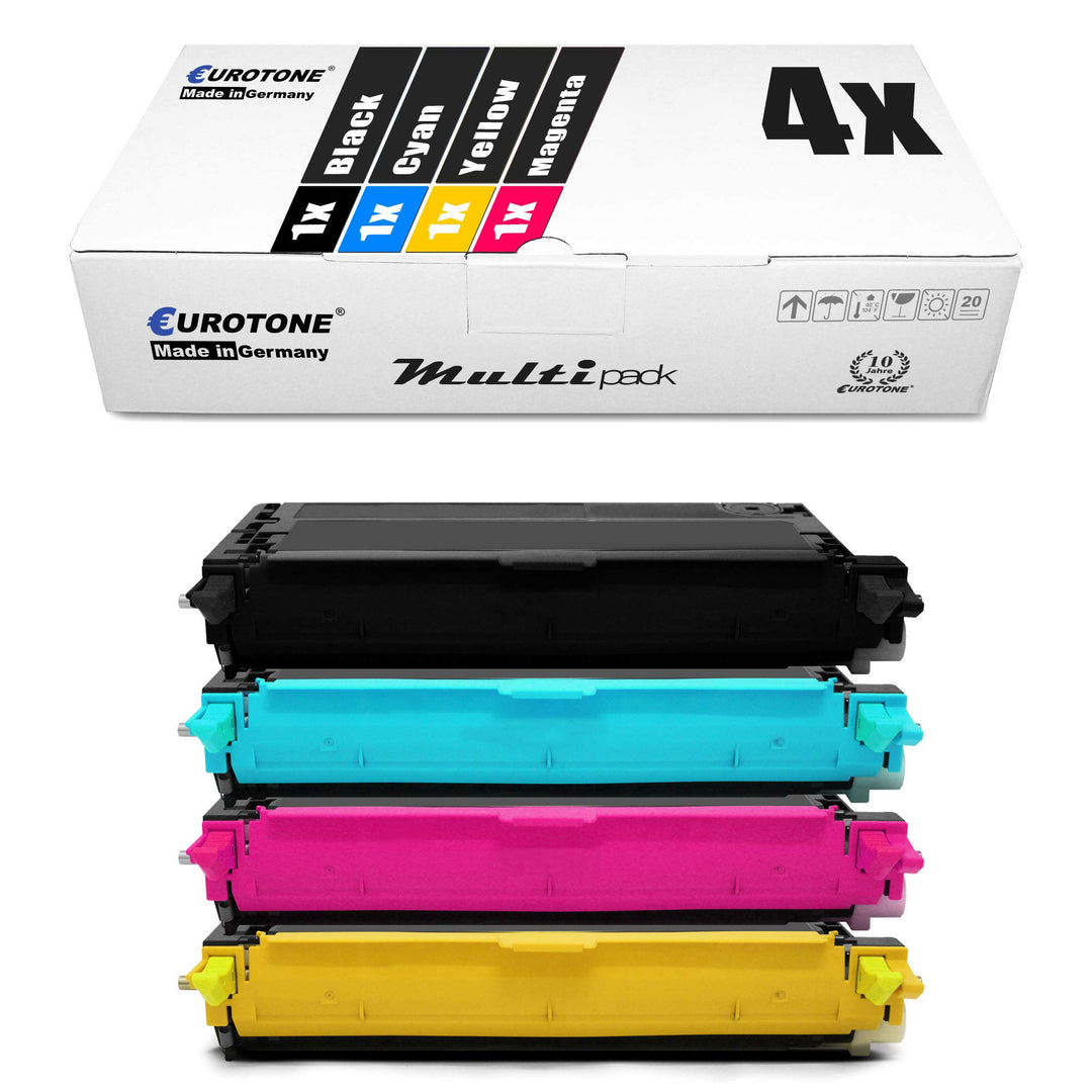 Toner-Set 4-farbig für Xerox Phaser 6280 XXL je 8.000 Seiten