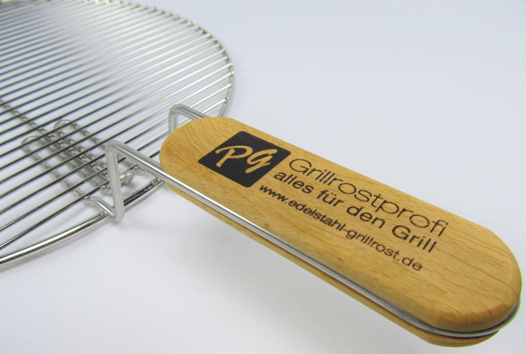 Grillrost rund Edelstahl 54,5 cm für Kugelgrill 57 cm mit Handgriff - Bild 3