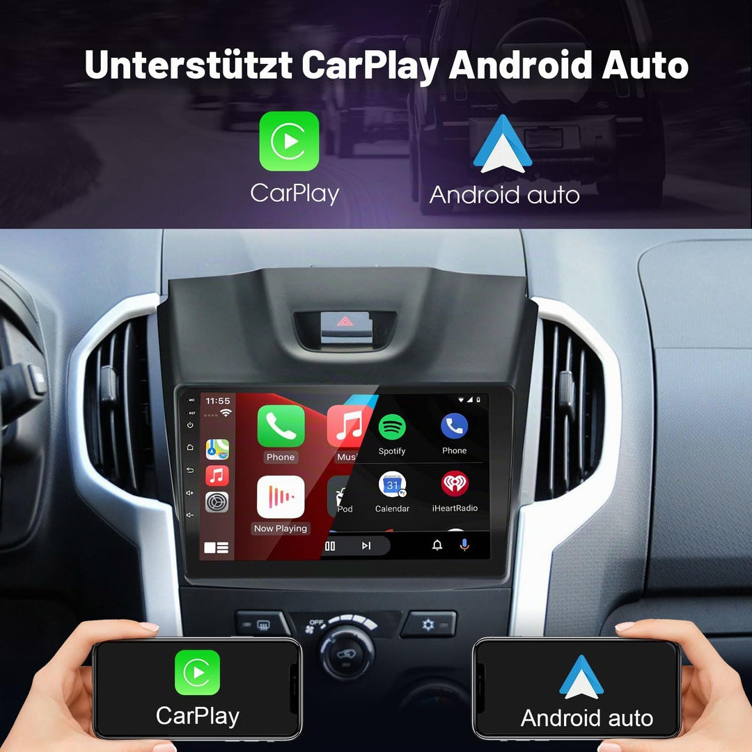 Autoradio Android 13 für Isuzu D-MAX 2012-2018 / MU-X 9 Zoll - Bild 2