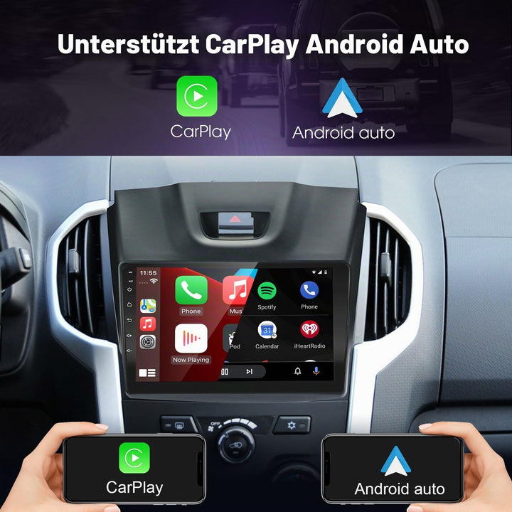 Autoradio Android 13 für Isuzu D-MAX 2012-2018 / MU-X 9 Zoll - Bild 2