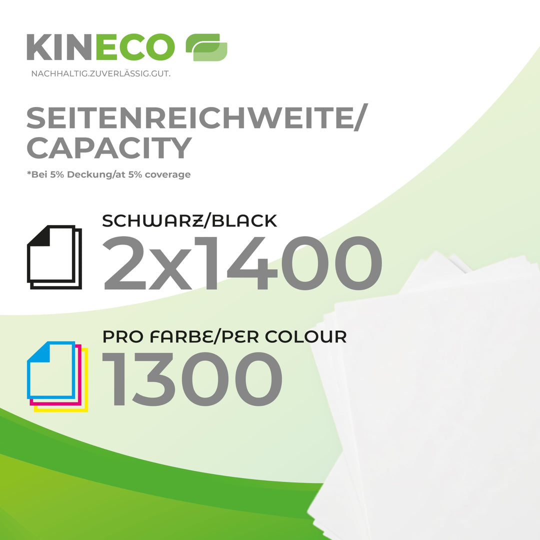Toner-Multipack 5er Set kompatibel TN-243/TN-247 fuer Brother Farblaserdrucker - Bild 2