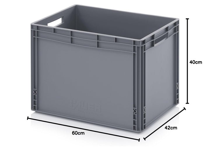 Eurobehälter 86 Liter PP stapelbar 60x40x42 cm mit Griffen - Bild 5