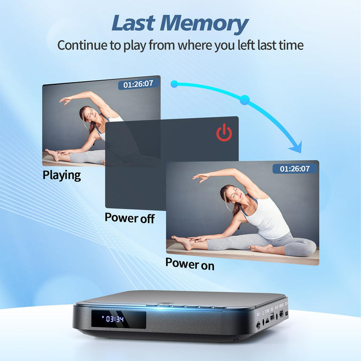 DVD Player HDMI 1080P Regionalcodefrei Mini kompakt für TV - Bild 6