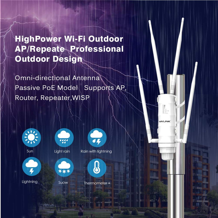WLAN Access Point Outdoor Dual Band 1200 Mbit/s PoE IP65 Gigabit - Bild 4