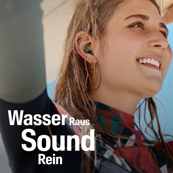 Ohrstöpsel Schwimmen &amp; Surfen wasserabweisend 2 Grössen wiederverwendbar - Bild 2