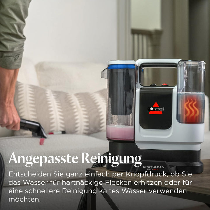 Teppich-Fleckenreiniger mit Hitzefunktion 1125W 16000 Pa Saugkraft - Bild 7