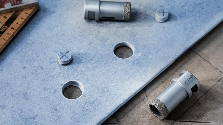 Diamant-Trockenbohrkrone Keramik &amp; Naturstein 75 mm M14 - Bild 7