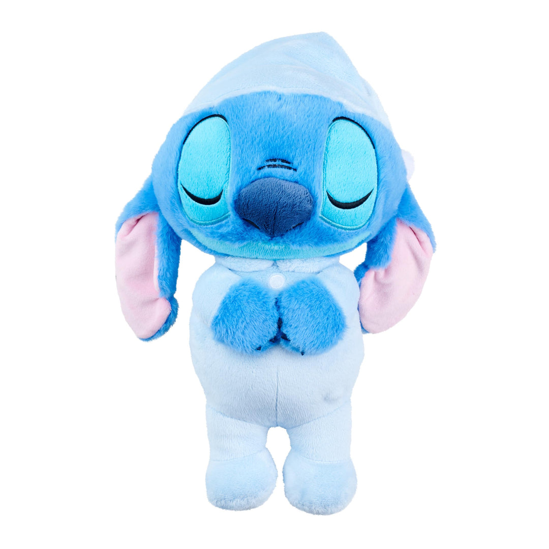 Stitch Plüschtier liegend mit Atmung, Licht &amp; Musik, 31 cm, ab 0 M