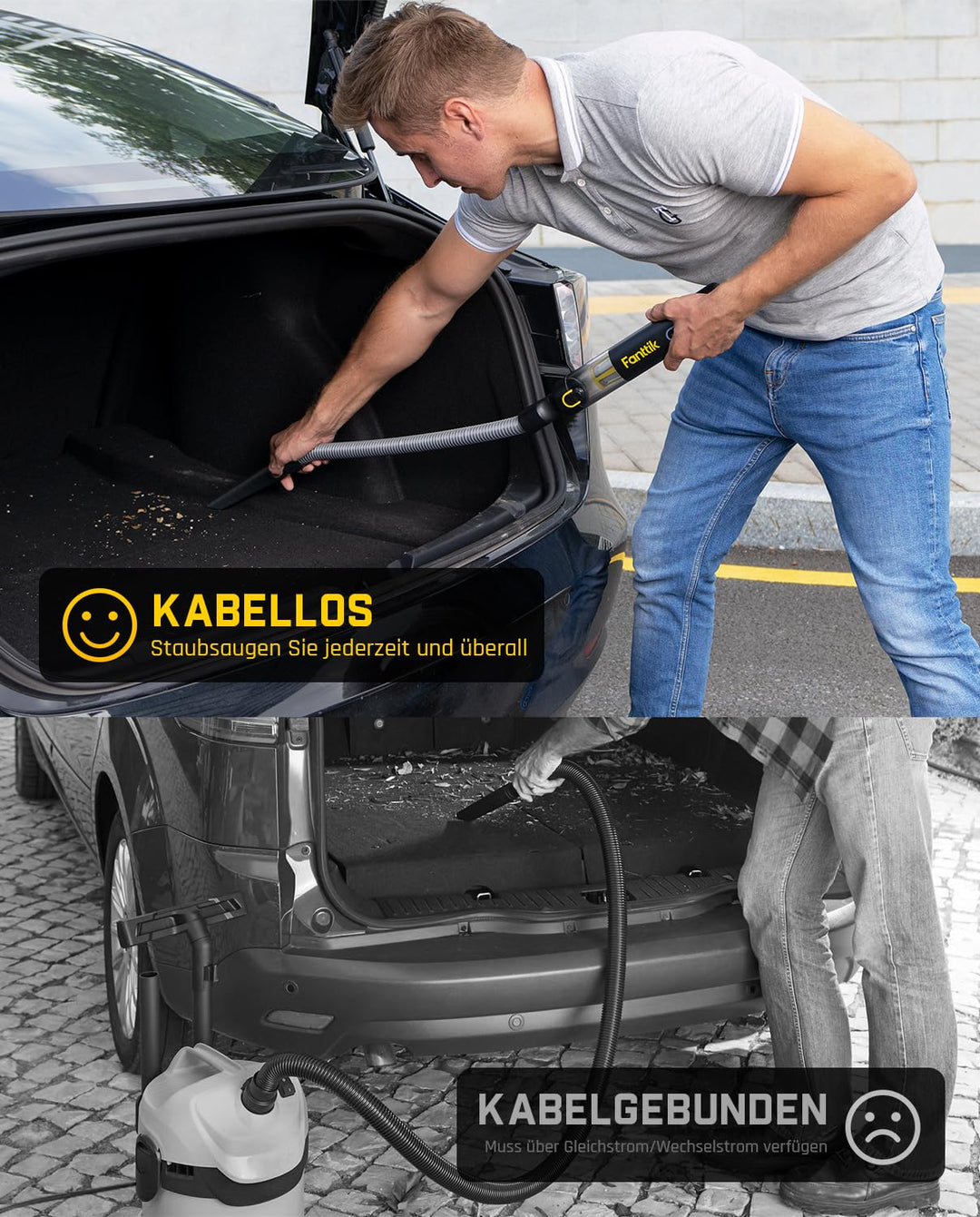 Akku-Handstaubsauger 4-in-1 Auto 19000 Pa HEPA USB-C - Bild 3
