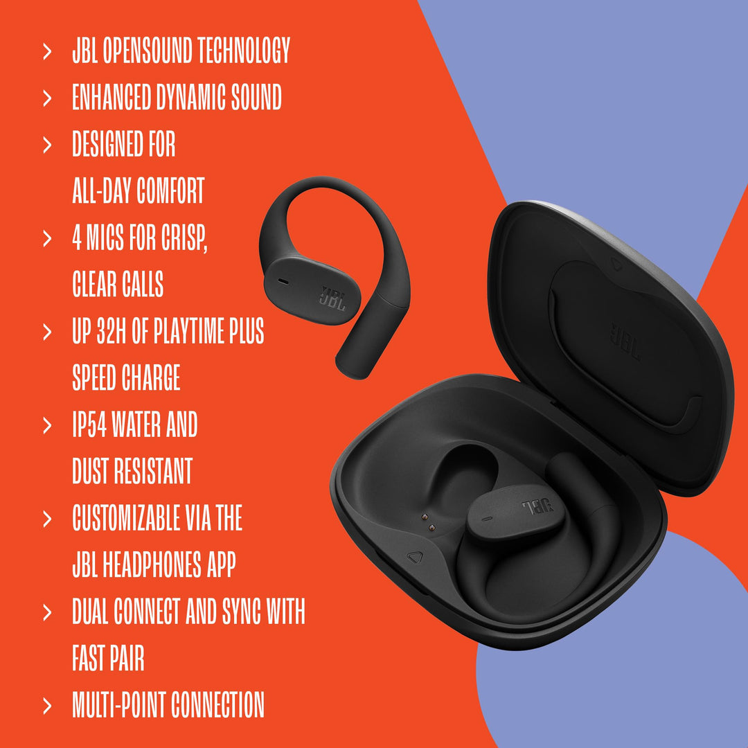 Open-Ear Bluetooth Kopfhörer kabellos IP54 32h Akku Sport - Bild 6