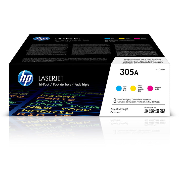 Tonerkassetten-Multipack 3er-Set Cyan Magenta Gelb fuer HP Laserjet Pro