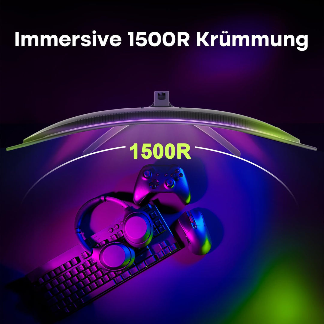 Curved Gaming Monitor 27 Zoll QHD 280Hz 1ms HDMI 2.1 für PS5 Xbox - Bild 6