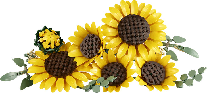 Klemmbausteine Sonnenblumenstrauss 686 Teile mit Eukalyptus Deko - Bild 10