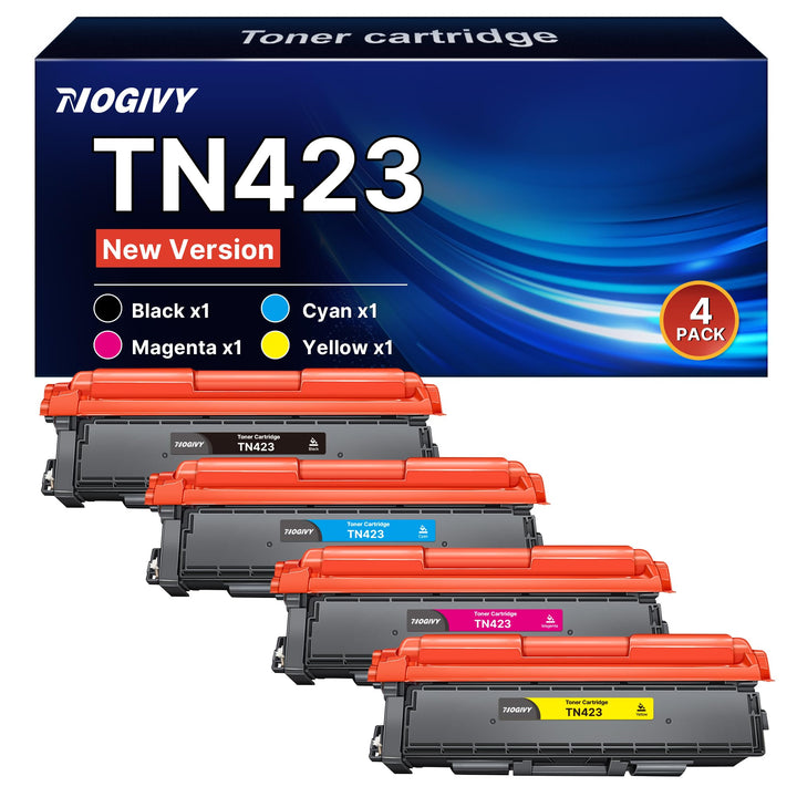 Toner-Set TN-423 kompatibel 4-farbig für Brother MFC/HL/DCP