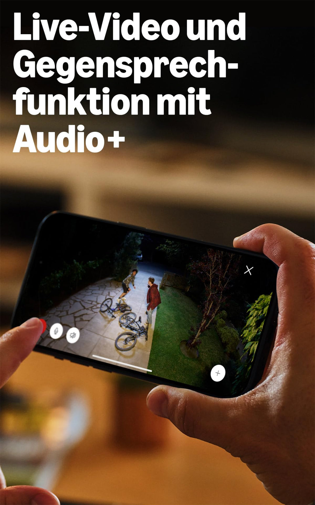 Flutlichtkamera 4K Pro Aussen mit 10x-Zoom und 2000-Lumen-Flutlicht - Bild 6