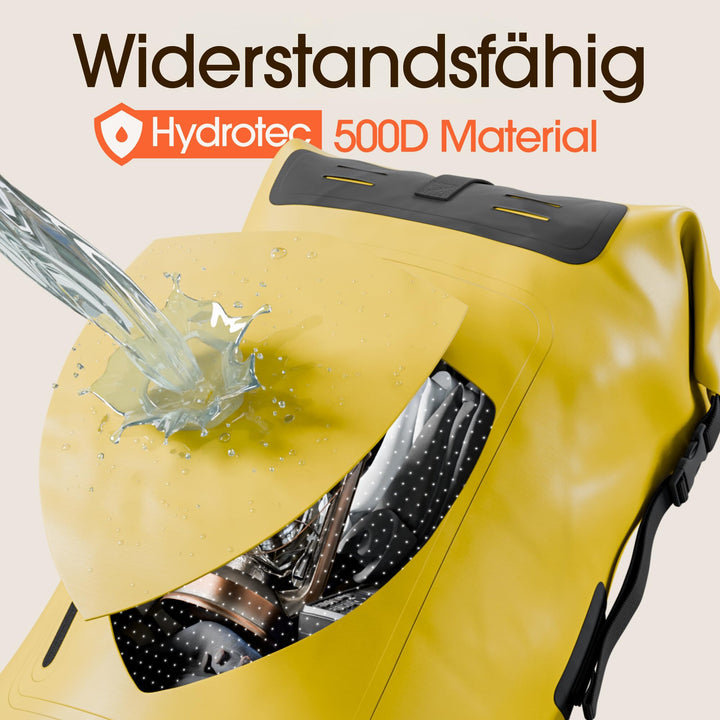 Wasserdichter Rucksack 35L Rolltop PVC mit Handyhülle IPX8 - Bild 4