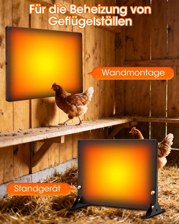 Wärmeplatte Küken 110W 40x30cm höhenverstellbar 5–80°C - Bild 2