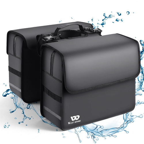 Fahrradtasche Gepäckträger 36L Doppeltasche wasserdicht für E-Bike