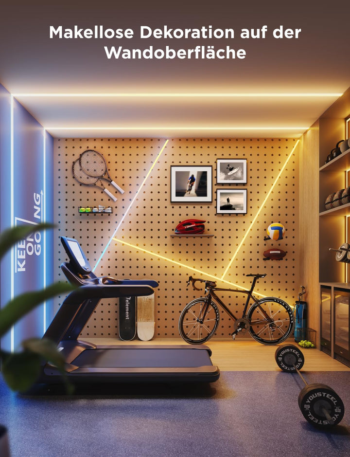 LED Strip RGBIC COB 3m mit Warmweiss 1350lm Smart Home - Bild 8